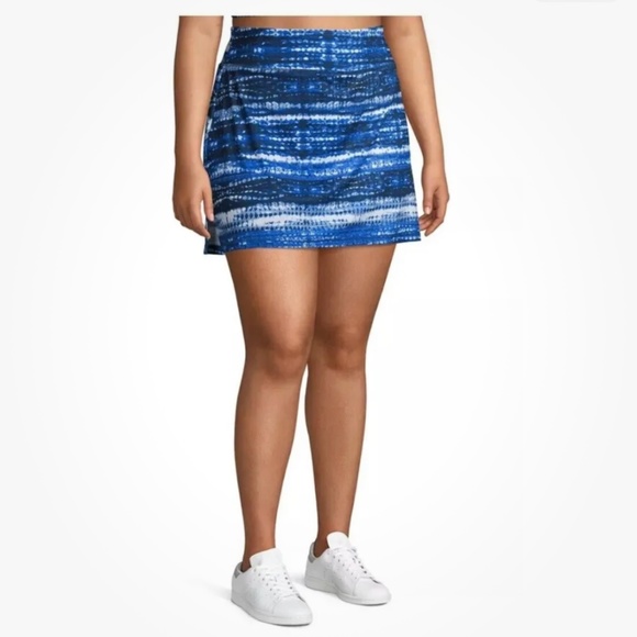 Athletic Works Blue Printed Skort Size 3X (24W-26W) NEW - Picture 2 of 10